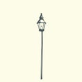 Vintage Street Lamp Vector Illustration with Elegant Design Royalty Free Stock Photo