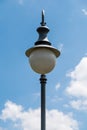 Vintage Street Light Pole On Blue Sky Royalty Free Stock Photo