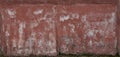 Vintage stucco texture. The plastered and painted wall becomes unusable and clambers Royalty Free Stock Photo