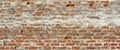 Vintage Studio Medieval White Red Brick Wall Backdrop