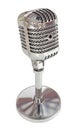 Vintage studio microphone. 3D render