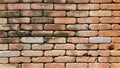 Old red bricks wall texture for background Royalty Free Stock Photo