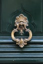 Vintage style of Bronze Antique door knocker Royalty Free Stock Photo