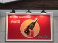 Vintage Style Coca Cola Sign at Carowinds in Charlotte, NC