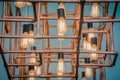 Vintage style light bulbs Royalty Free Stock Photo