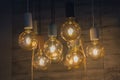 Vintage style light bulbs Royalty Free Stock Photo