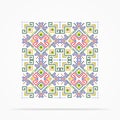 Vintage Navajo Pattern Royalty Free Stock Photo