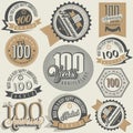 Vintage style One Hundred anniversary collection