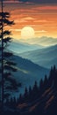 Lofi Smokies Sunrise Poster Design By Safak Ve B