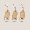 Vintage Style Sale Tags Design Royalty Free Stock Photo