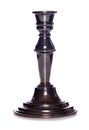 Vintage style silver candle stick Royalty Free Stock Photo