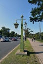 Vintage style street lamp, Saint-Petersburg, Russia