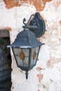 Vintage style street light in Moscow Royalty Free Stock Photo