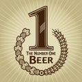 The Number One Beer Seal / Mark