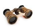 Vintage stylish binoculars Royalty Free Stock Photo