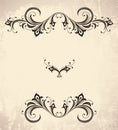 Vintage stylized frame