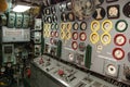 Vintage submarine control room