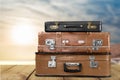 Vintage suitcases