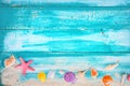 Vintage summer beach background Royalty Free Stock Photo