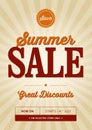 Vintage Summer Sale Design