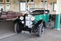 Vintage Sunbeam Sports car at Carnforth station.