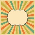 Vintage Sunburst Background