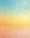 Vintage Sunset Gradient Texture with Warm Tones of Blue, Yellow, and Red Royalty Free Stock Photo