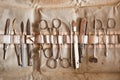 Vintage surgical instruments Royalty Free Stock Photo