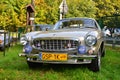 Classic Swedish car Volvo 1800 at a car show