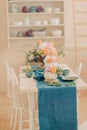 A vintage table served Royalty Free Stock Photo