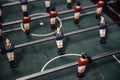 Vintage Tabletop Football game closeup