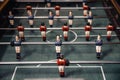 Vintage Tabletop Football game closeup