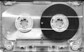 Vintage tape blank cassette background