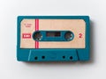 Vintage  tape cassette isolated on white background Royalty Free Stock Photo