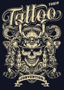 Vintage tattoo convention in Tokio template