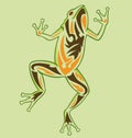 Vintage Tattoo Frog