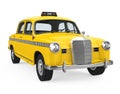 Vintage Taxi Isolated