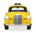 Vintage Taxi Isolated