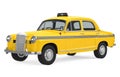 Vintage Taxi Isolated