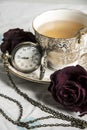 Vintage Tea Still Life 2 Royalty Free Stock Photo