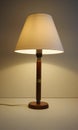 Vintage teak table lamp