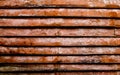 Vintage teak wood wall