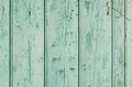 Old shabby teal colored wood wall background texture