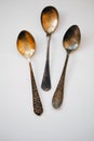 Vintage teaspoons Royalty Free Stock Photo