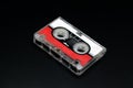 vintage technology magnetic tape microcassette Royalty Free Stock Photo