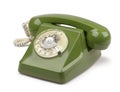 Vintage telephone isolated Royalty Free Stock Photo