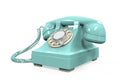 Vintage Telephone Isolated Royalty Free Stock Photo