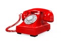 Vintage Telephone Isolated Royalty Free Stock Photo