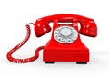 Vintage Telephone Isolated Royalty Free Stock Photo