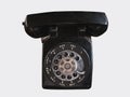 Vintage telephone isolated on white background Royalty Free Stock Photo